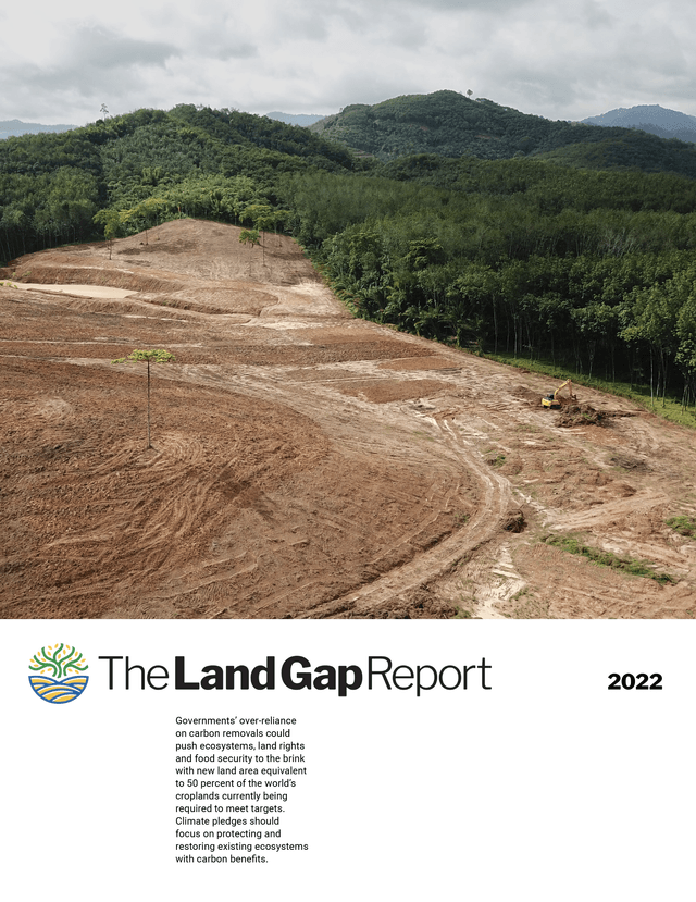 Land Gap Report cover