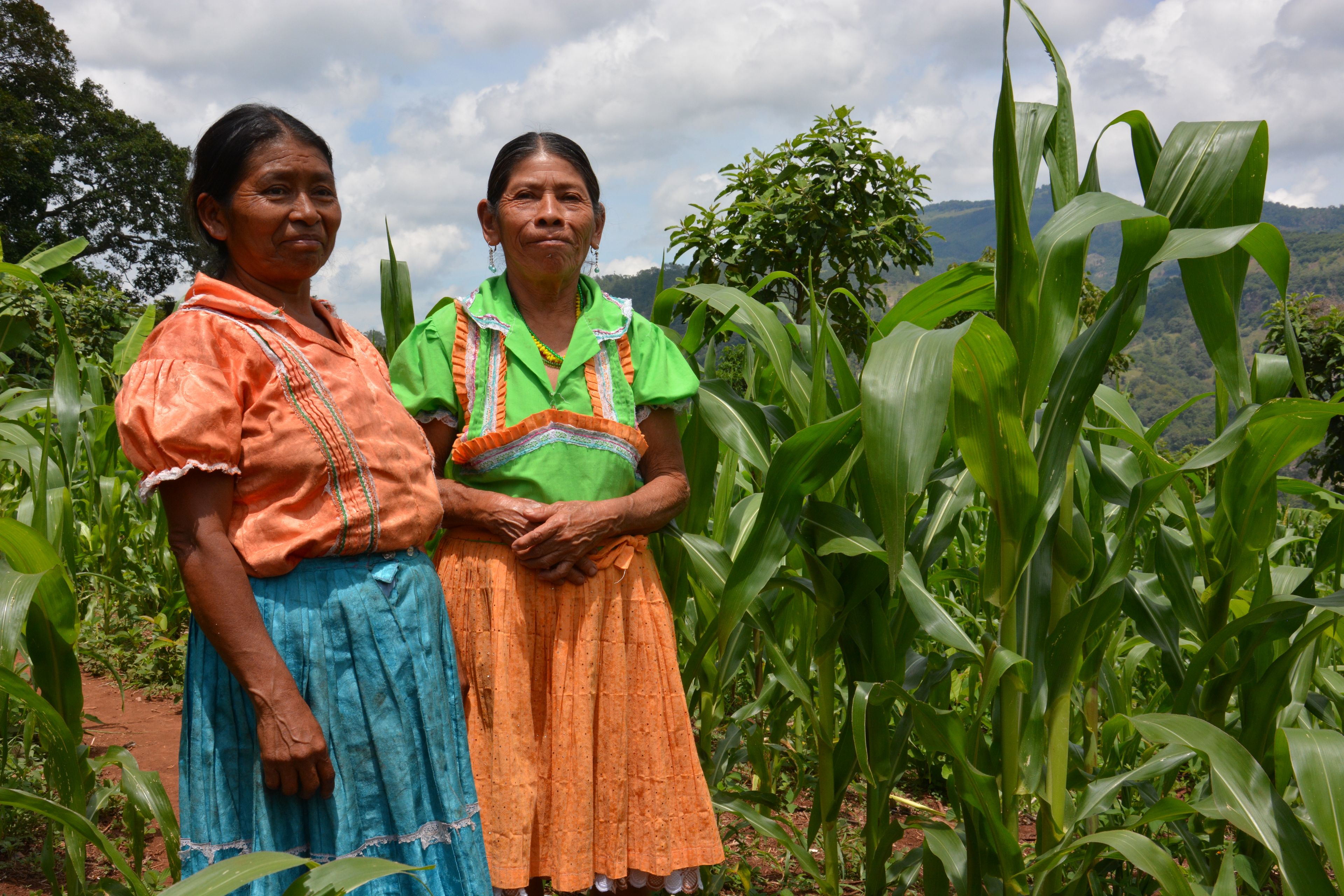 Two Chorti women from El Bendito, Guatemala